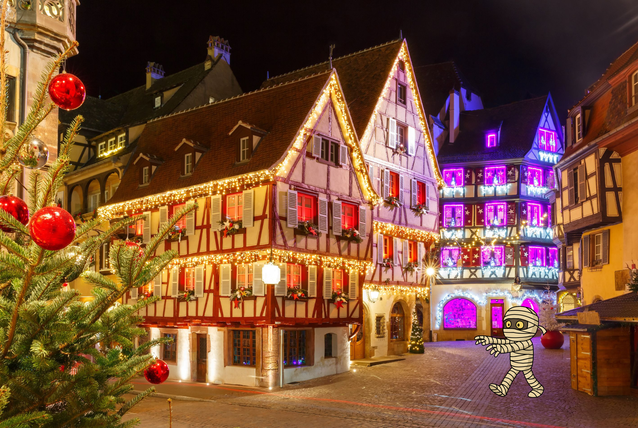 MARCHÉS DE NOËL À COLMAR ET STRASBOURG  / SPECTACLE AU ROYAL PALACE KIRRWILLER 