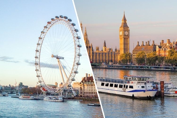 LONDRES CROISIÈRE SUR LA TAMISE ET MUSÈE TUSSAUDS