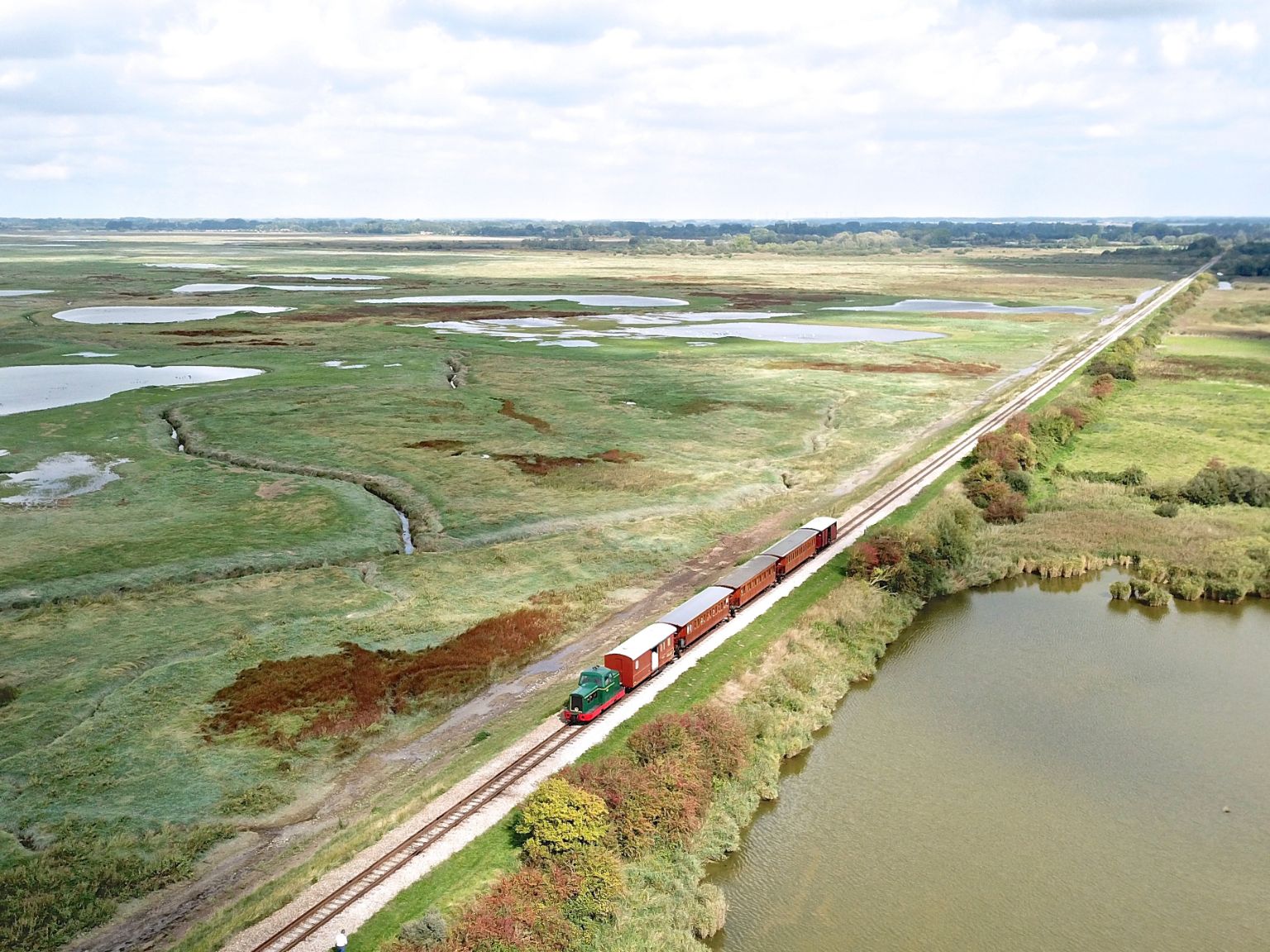 BAIE DE SOMME, BALADE EN TRAIN A VAPEUR