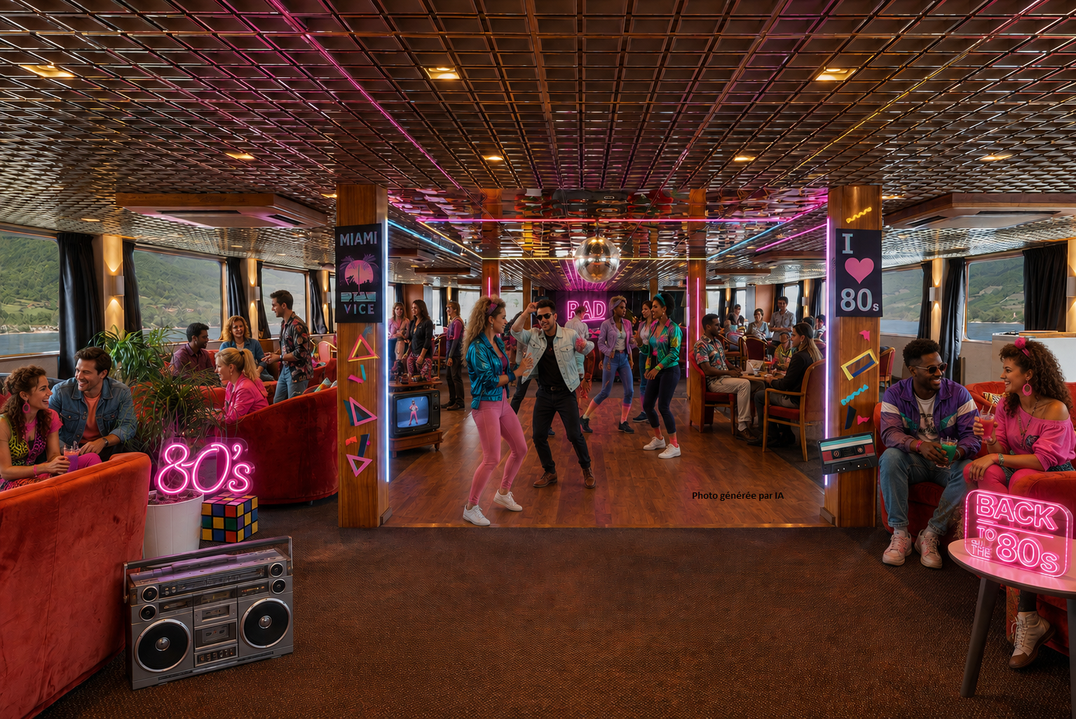 Les Années 80 avec CroisiEurope !